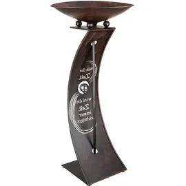 Gilde Schalenständer "Zeitwoge" Metall braun 67773 - Braun