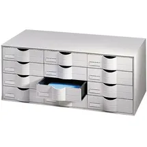 Paperflow Paperflow, (9H4442.02) Büro-Schubladenschrank grau aus Polystyrol, fertig montiert (A4)
