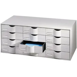 Paperflow Paperflow, (9H4442.02) Büro-Schubladenschrank grau aus Polystyrol, fertig montiert (A4)
