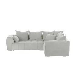 Ecksofa  London ¦ silber ¦ Maße (cm): B: 297 H: 71 T: 265