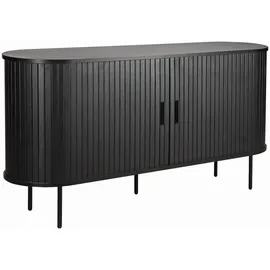 Möbilia Sideboard 140 x 76 x 40 cm Schwarz