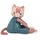Lilliputiens Jeanne die Katze Weicher Rucksack