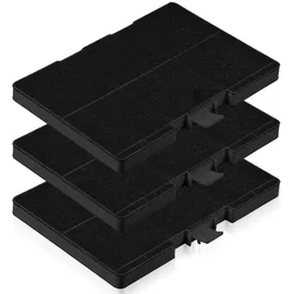 bosch, vioks Aktivkohlefilter Set 3x wie Bosch 11026771 DHZ5346 rechteckig für Dunstabzugshaube
