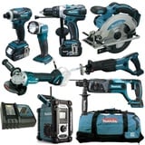 Makita 18V Akku Combo Kit inkl. DTD152 Schlagschrauber + DHR241 Bohrhammer +++