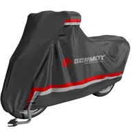 Germot Premium, Abdeckplane - Schwarz/Grau/Rot - S