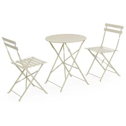 Garten-Set Austin, Stühle & Tisch, Gips