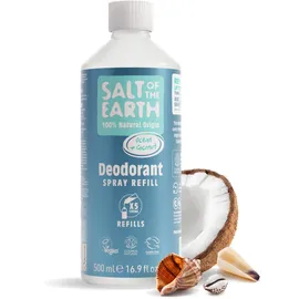 Salt Of the Earth Natürliches Deospray Nachfüllpack Meer & Kokosnuss 500 ml