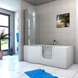 AcquaVapore Seniorendusche und Wanne mit Whirlpool S12D-EH-AIR-R-EC Dusche 85x170cm