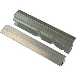 HaSo, Schraubstock + Zwinge, Schraubstockschutzbacke 47/5 P für Backenbreite 100 mm Prismen Aluminium