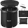 Tectake tectake® Eisbadetonne faltbar, mit 3-facher Isolierung, zentraler Wasserablass und Ablaufhahn, inkl. Tragetasche, Pumpe und Wasserkissen