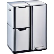 Hti-Living Mülltrennsystem 60 l Silber