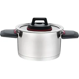Maestro MR-3530-6 Topfset mit Klappgriffen 6 Stück, - Silber