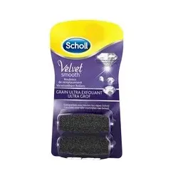 Scholl® Velvet smooth Rouleaux de remplacement Cristaux diamants Appareil 2 pc(s)