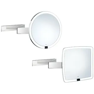 Smedbo Outline Kosmetikspiegel mit LED | Akku | Wandmontage