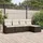 vidaXL Loungeset 5-tlg. braun