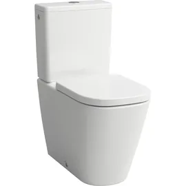 Laufen Meda Stand-WC-Kombination mit WC-Sitz Weiß