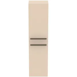 Ideal Standard i.life A Hochschrank 40 x 30 x 160 cm Sandbeige Glas/Holz/Spanplatte