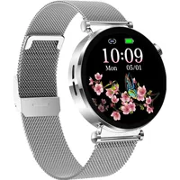 Knauermann Neo 2 BT 40 mm Aluminiumgehäuse Silber Sportarmband