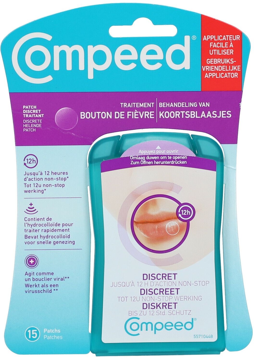 Compeed® - Patchs Bouton de Fièvre Herpès x15 15 pc(s) pansement(s)