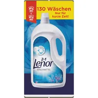 Lenor Waschmittel Flüssig, Flüssigwaschmittel, Lenor Aprilfrisch mit Duft von Frühlingsblumen, 130 Waschladungen (7.15 L)