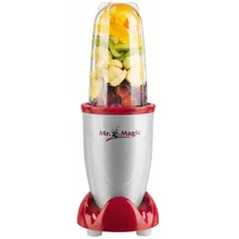GOURMETmaxx Mr. Magic Standmixer silber/rot 18-tlg.