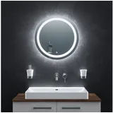 bringer-germany Bringer® Badspiegel mit Beleuchtung Rund - BRRS203 - 60 cm