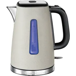 RUSSELL HOBBS Wasserkocher "Luna Stone 26960-70" bunt (edelstahlfarben, beige, schwarz) Edelstahl Wasserkocher