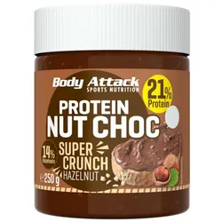 Body Attack - Protein Nut Choc Hazelnut Super Crunch Aufstrich - 250g