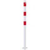 Schake Absperrpfosten Ø 60 mm 130 cm Weiß/Rot
