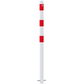 Schake Absperrpfosten Ø 60 mm 130 cm Weiß/Rot