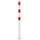 Schake Absperrpfosten Ø 60 mm 130 cm Weiß/Rot