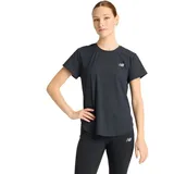 New Balance Damen Race Day Ultra Light T-Shirt schwarz