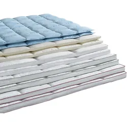 RIBECO Federbettdecke + Kopfkissen »Überraschungspaket, 2-tlg, Decke mit Kissen, «, (Spar-Set, Decke mit Kissen), LAGERRÄUMUNG! Solange der Vorrat reicht! verschiedene Größen RIBECO weiß