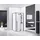 REA Fargo Duschkabine 90 x 195 cm rechts schwarz transparent