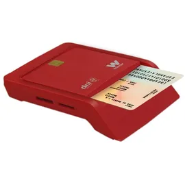 Woxter Lector DNI Electrónico Combo Rojo, rot