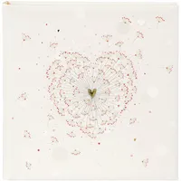Goldbuch Golden Heart 30x31 60 weiße Seiten Hochzeit 08062
