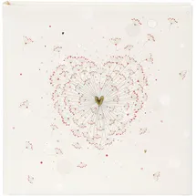 Goldbuch Golden Heart 30x31 60 weiße Seiten Hochzeit 08062