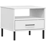 vidaXL Nachtschrank OSLO 5520 x 1140 x 5520 cm Weiß