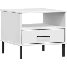 vidaXL Nachtschrank OSLO 5520 x 1140 x 5520 cm Weiß