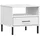 vidaXL Nachtschrank OSLO 5520 x 1140 x 5520 cm Weiß