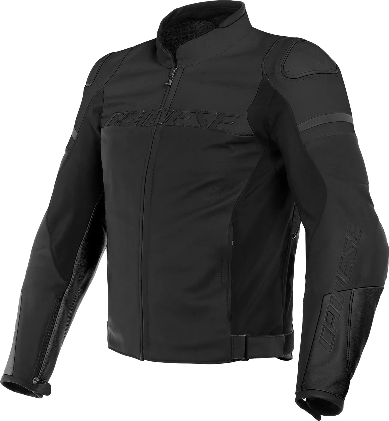 Dainese Agile, Lederjacke - Matt Schwarz/Schwarz/Schwarz - 44