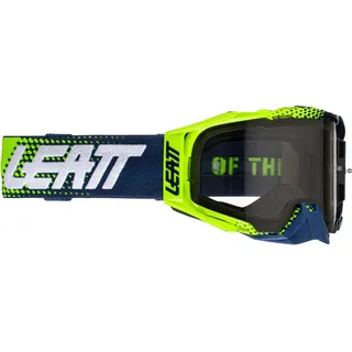 Leatt Velocity 6.5 Lime Motocross Brille, schwarz-grau für Männer