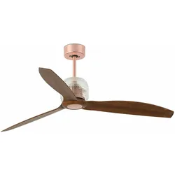 DECO FAN M DC-Ventilator aus Kupfer/Holz