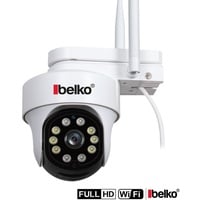 Belko® IP Kamera Cam Überwachungskamera WLAN 1080p outdoor außen 320° Rotation