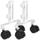 Sichler Haushaltsgeräte Universal-Standfuß-Set mit Rollen für Heizung EHZ-2055/2060/2065