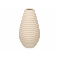 Gift Decor Vase, Beige, Keramik, 19 x 33 x 19 cm, 4 Stück, gestreift