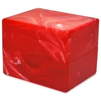 Bcw Prism Deck Case - Carnelian Red marbled