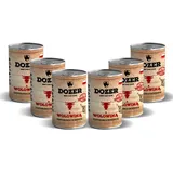 10 x 400g Hundefutter Dozer Rind Premium Nassfutter getreidefrei Dosen