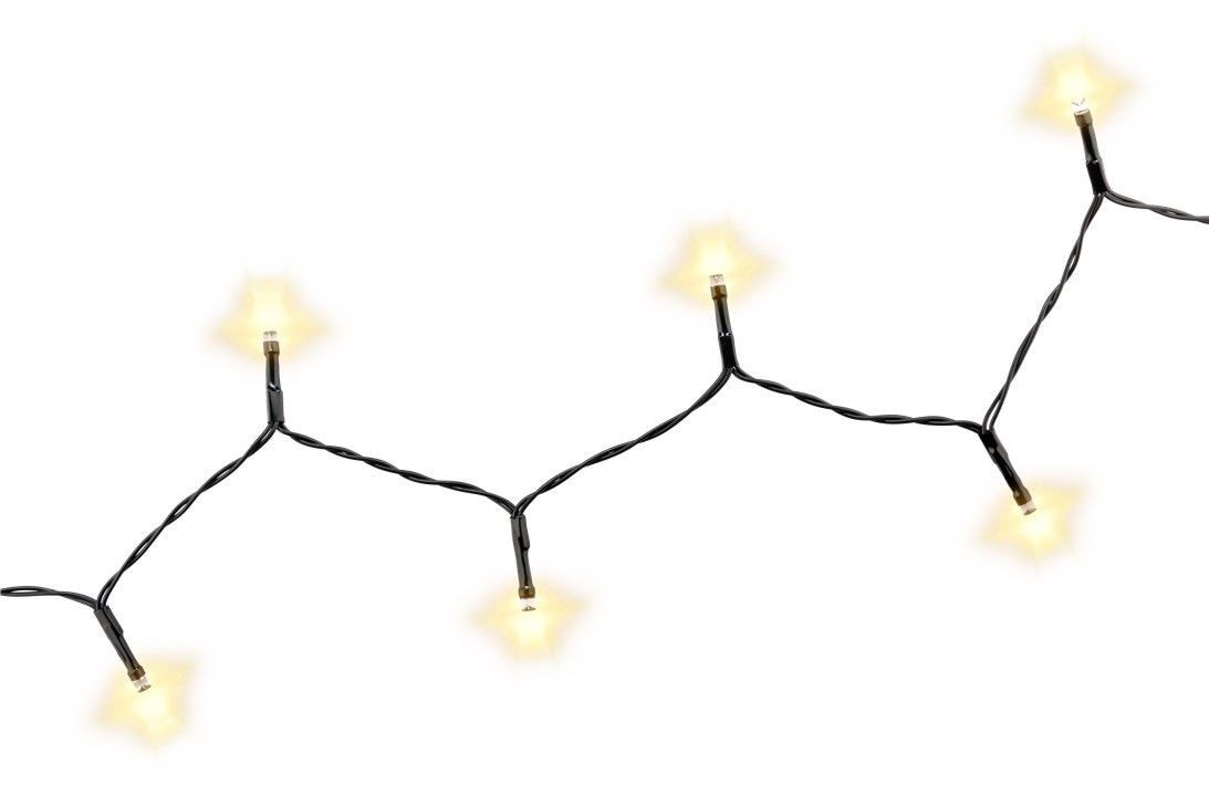 Goobay 24er LED-Lichterkette, inkl. 8 Funktionen - Stimmungsvolle Leuchtdekoration für den Innen- und Außenbereich