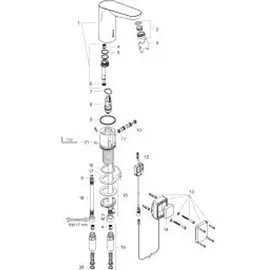 Hansgrohe Focus 130 Sensor-Armatur ohne Mischung chrom 31172000